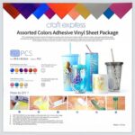 Set Craft Express de Vinilo Adhesivo Deco de Colores Surtidos 20 piezas de 30.5x30.5 cm